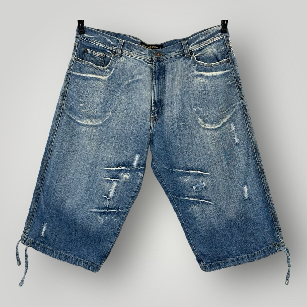 JORDAN CRAIG Jorts Mens 44x20 Baggy Skater Wide Leg Urban Grunge Streetwear Y2K